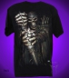 Preview: Black Glow T-Shirt - Skelett mit Bogen T-Shirt