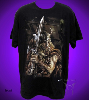 Black T-Shirt - Wikinger