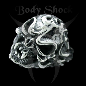 Silberring - Totenkopf