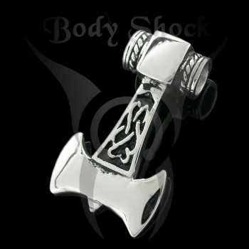 Edelstahlanhänger - Thor's Hammer