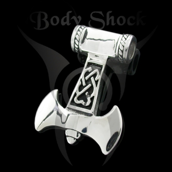 Edelstahlanhänger - Thor's Hammer