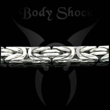 Silberarmband - Königsarmband Durchmesser: 10 mm