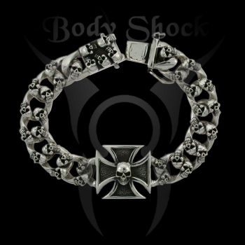 Silberarmband - Eisernes Kreuz Armband