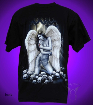 Black Glow T-Shirt - gefallener Engel T-Shirt