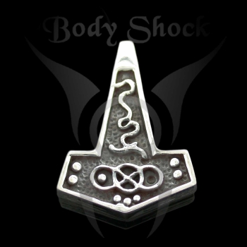Silberanhänger - Thor's Hammer