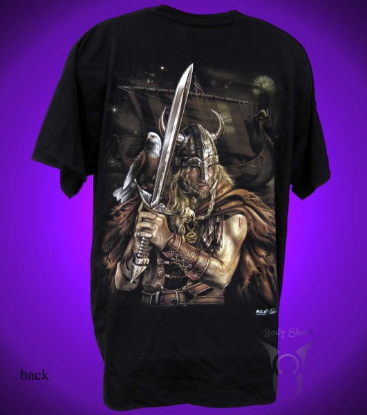 Black T-Shirt - Wikinger