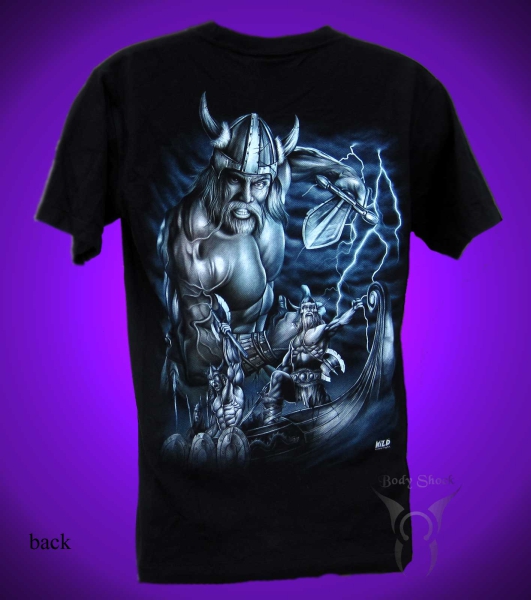 Black T-Shirt - Wikinger