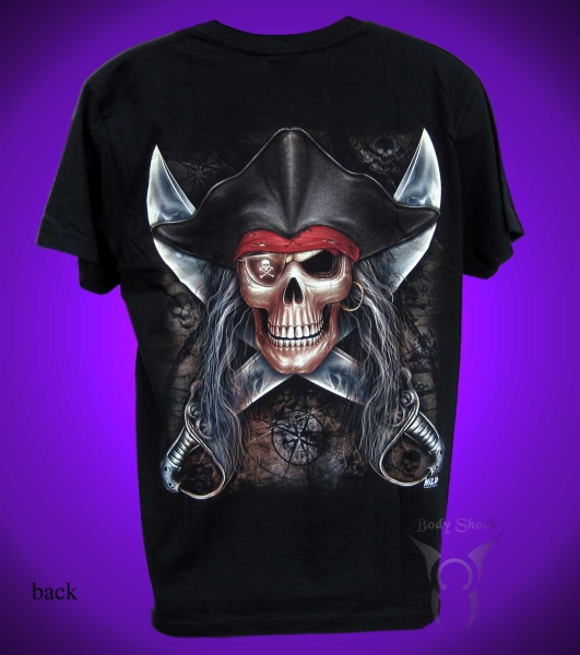 Black Glow T-Shirt - Pirat