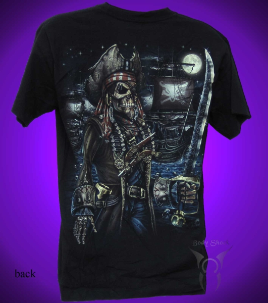 Black Glow T-Shirt - Pirat