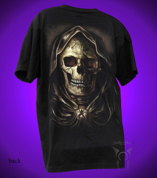 Black Glow T-Shirt - Totenkopf - Kopie