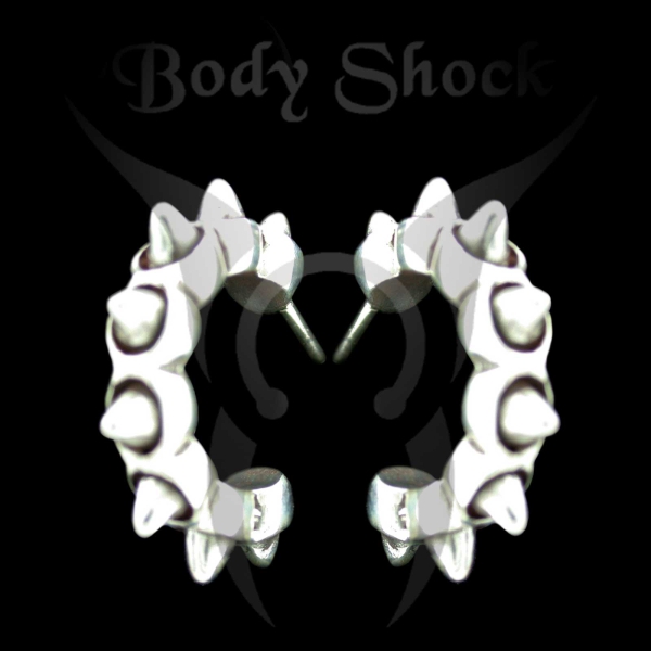 Silberohrstecker - Spikeohrstecker