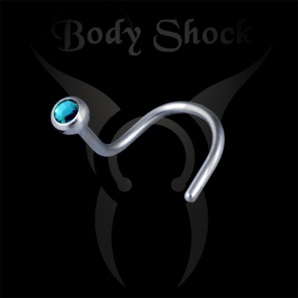 Chirurgenstahl 316L - Jewelled Nose Stud
