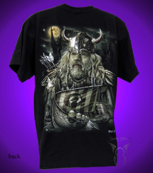 Black T-Shirt - Wikinger